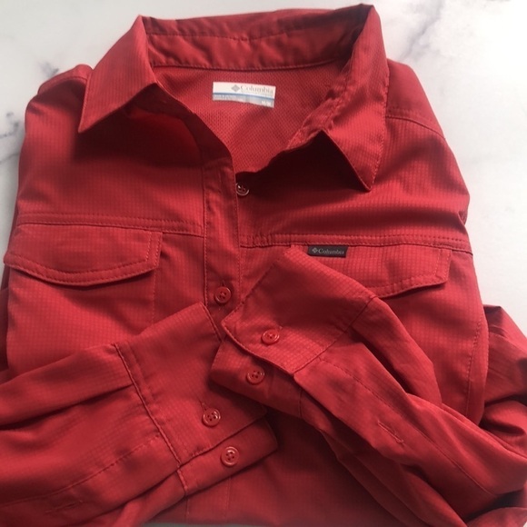 Columbia Sportswear Omni-Shade Sun Protection Button up Shirt Size Medium - Picture 10 of 12